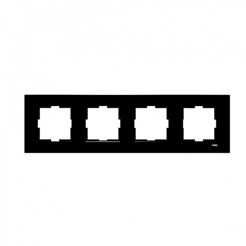 VIKO - Viko Novella Siyah Dörtlü Çerçeve VIKO - Viko Novella Siyah Dörtlü Çerçeve