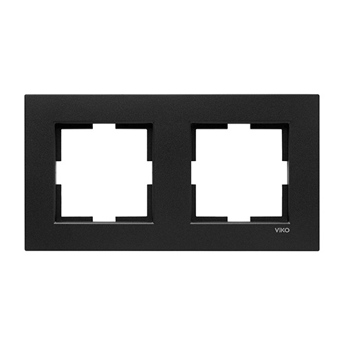 VIKO - Viko Novella Siyah İkili Çerçeve VIKO - Viko Novella Siyah İkili Çerçeve