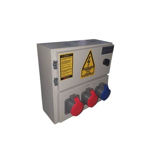 Zeybek Sıva Üstü 33*33 Priz Dağıtım Panosu Montajlı (Flash Malzemeli)