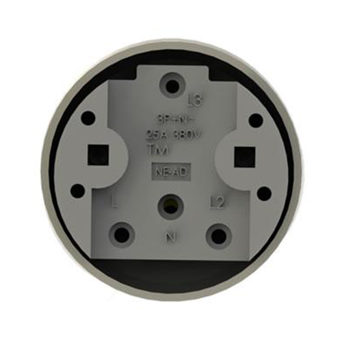 Nead 3x25A Sıva Üstü Trifaze Priz