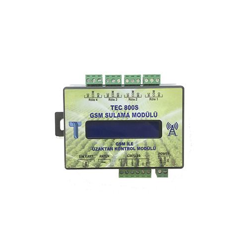 TECIMM - Tecimm TEC-800-S GSM Sulama Uzaktan Kontrol Modülü 4 Röleli TECIMM - Tecimm TEC-800-S GSM Sulama Uzaktan Kontrol Modülü 4 Röleli