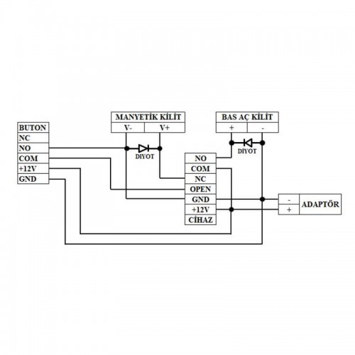 Tecimm Tec K280M Manyetik Kilit 280 Kg Tecimm Tec K280M Manyetik Kilit 280 Kg