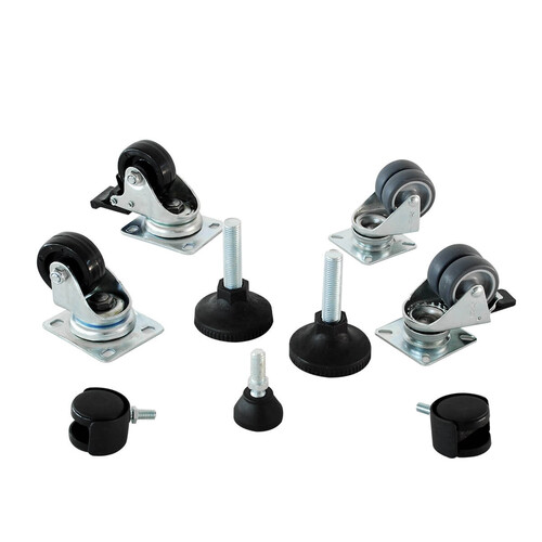 BESTRACK - Bestrack dikili Tip Kabinet Tekerlek Modül Seti- 2 Adet Frenli, 2 Adet Frensiz BESTRACK - Bestrack dikili Tip Kabinet Tekerlek Modül Seti- 2 Adet Frenli, 2 Adet Frensiz