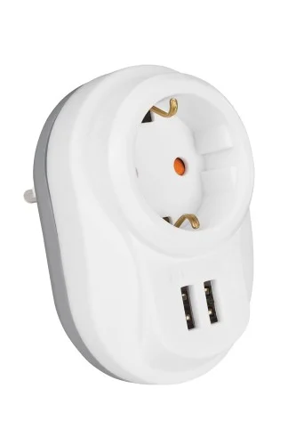 NILSON - NİLSON Tekli Akım Korumalı 2*USB Fiş Priz