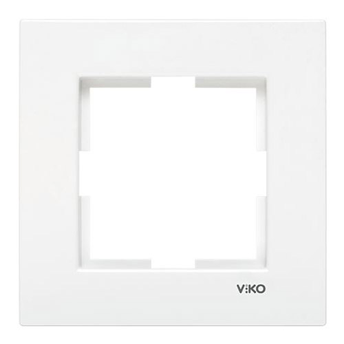 VIKO - Viko Karre Tekli Çerçeve Beyaz VIKO - Viko Karre Tekli Çerçeve Beyaz
