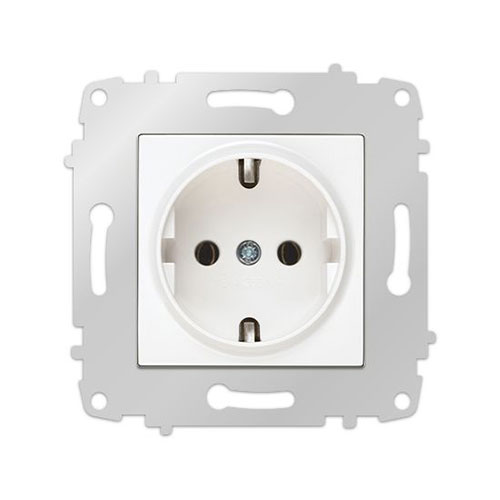 Viko Karre Topraklı Priz Beyaz - Çerçevesiz Viko Karre Topraklı Priz Beyaz - Çerçevesiz