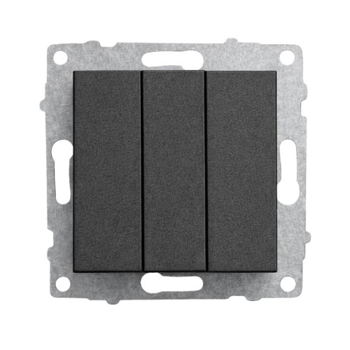 Ovivo Siyah Üçlü Anahtar