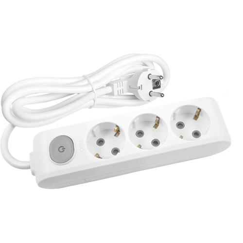 VIKO - Viko Üçlü Priz Anahtarlı Topraklı Çocuk Korumalı 2 Mt Uzatma Kablosu VIKO - Viko Üçlü Priz Anahtarlı Topraklı Çocuk Korumalı 2 Mt Uzatma Kablosu