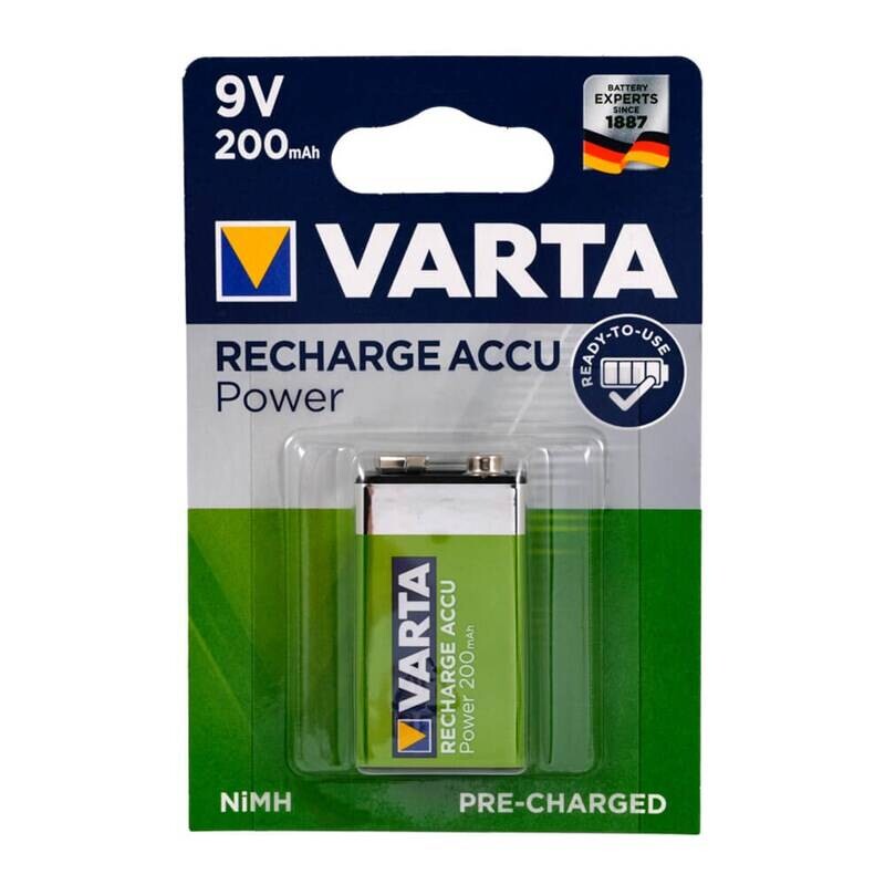 Varta 9V 200Ma Şarjlı Pil Yassı (1 adet) Varta 9V 200Ma Şarjlı Pil Yassı (1 adet)