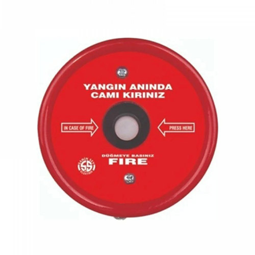 ÇEBİ - Çebi Sıva Üstü Yangın İhbar Butonu - Yuvarlak ÇEBİ - Çebi Sıva Üstü Yangın İhbar Butonu - Yuvarlak