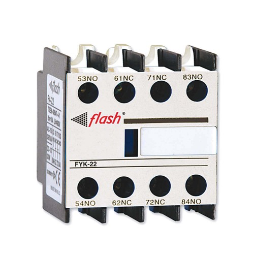 FLASH - Flash Yardımcı Kontaktör Bloğu 2NA+2NK FLASH - Flash Yardımcı Kontaktör Bloğu 2NA+2NK