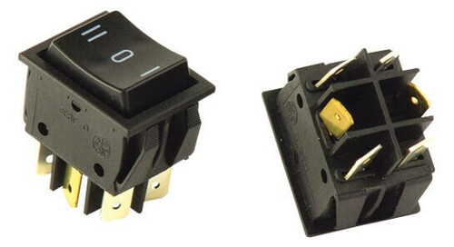 DIGER - Yaylı Geniş Anahtar Buton 1-0-2 Işıksız