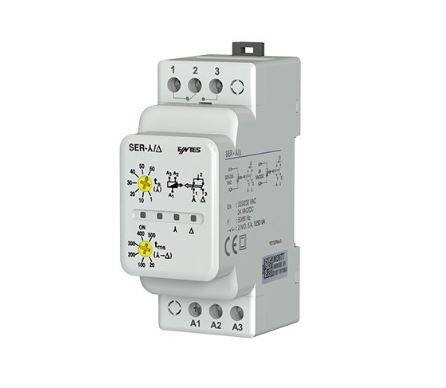 ENTES - Entes Yıldız Üçgen Zaman Rölesi (Yassı Tip) ENTES - Entes Yıldız Üçgen Zaman Rölesi (Yassı Tip)