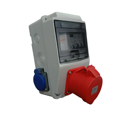 Zeybek Tekli Montajlı Araç Şarj Kombinasyon Kutusu (Taşınabilir Araç Şarj İstasyonları İçindir)